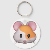 Hamster - Emoji Sleutelhanger (Voorkant)
