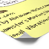 Hamster Emotional Vibrational Scale Poster Print (Hoek)