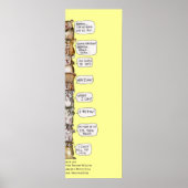 Hamster Emotional Vibrational Scale Poster Print (Voorkant)