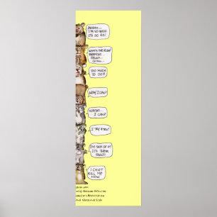 Hamster Emotional Vibrational Scale Poster Print