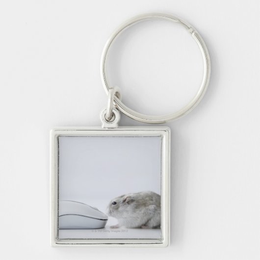 Hamster en computermuis sleutelhanger (Voorkant)