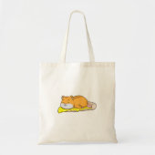 Hamster en Pizza met kaas Tote Bag (Voorkant)