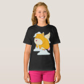 Hamster Engel vleugels Wolken T-shirt (Voorkant volledig)
