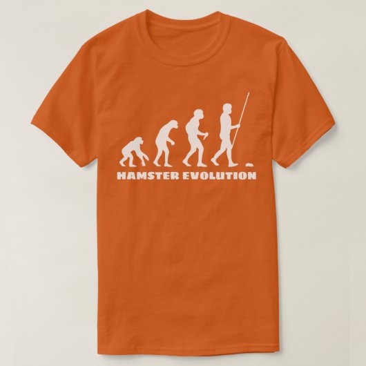 Hamster Evolution T-shirt (Design voorkant)