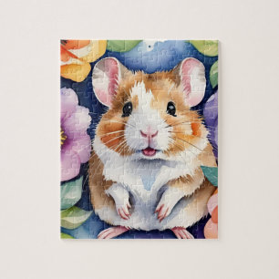 Hamster Familie Huisdier Portret Legpuzzel