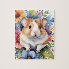 Hamster Familie Huisdier Portret Legpuzzel