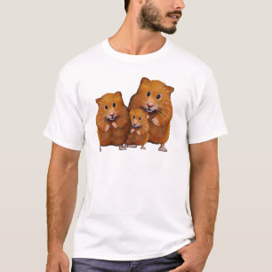 Hamster Family of Three: Kute: Kleurpotlood T-shirt