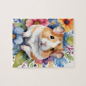 Hamster Family Pet Portrait Legpuzzel (Horizontaal)
