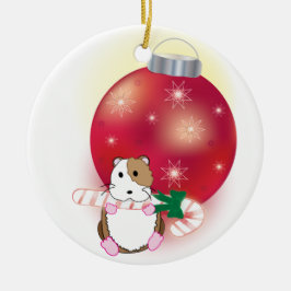 Hamster Feestdagen Keramisch Ornament