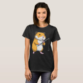 Hamster Fisher Gevist rod Gevist T-shirt (Voorkant volledig)