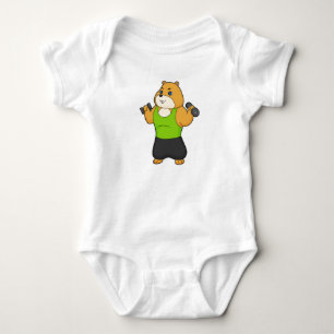 Hamster Fitness Dumbbell Romper