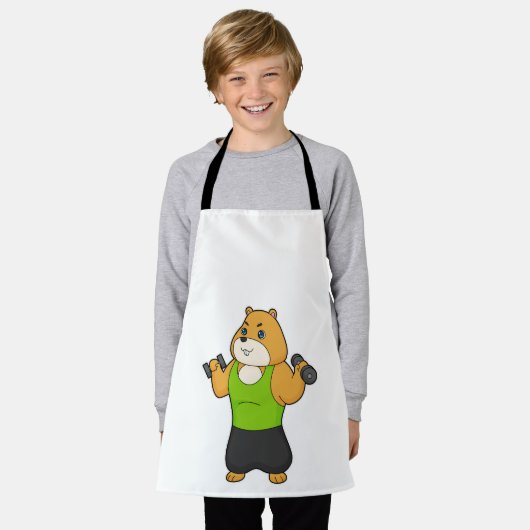 Hamster Fitness Dumbbell Schort (Gedragen)