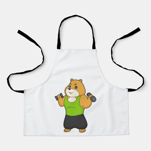 Hamster Fitness Dumbbell Schort (Voorkant)