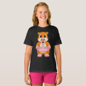 Hamster Flamingo T-shirt (Voorkant volledig)