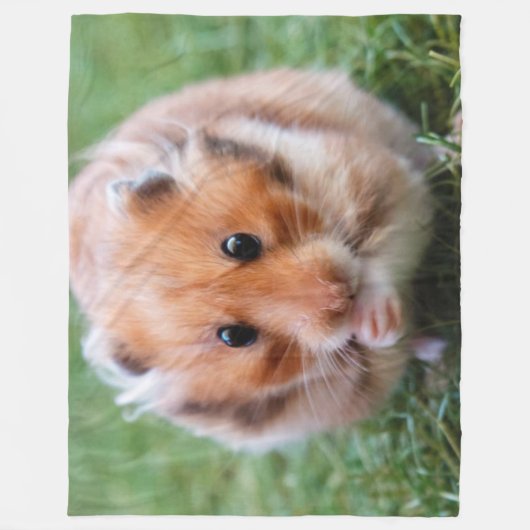 HAMSTER FLEECE DEKEN (Voorkant)