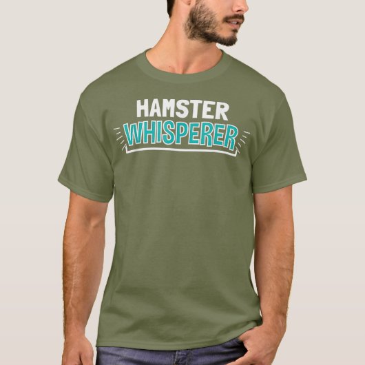 HAMSTER Fluisteraar Kleding Grappige Outfit Gift T-shirt (Voorkant)