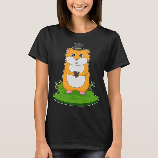 Hamster Fotografe Camera T-shirt (Voorkant)