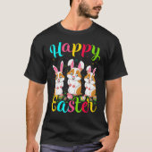 Hamster Funny Easter Bunny Hamster Happy Eas T-shirt (Voorkant)