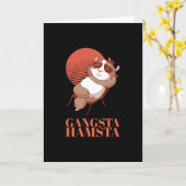 Hamster - Gangsta Hamsta Kaart (Gele Bloem)