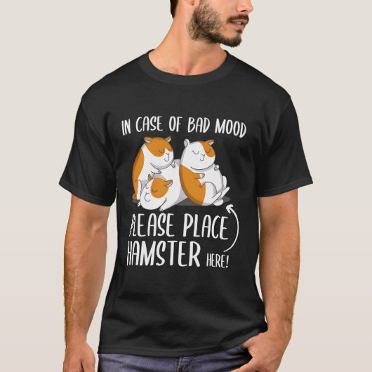 Hamster Gezegde voor hamster moeder te knuffelen m T-shirt (Voorkant)