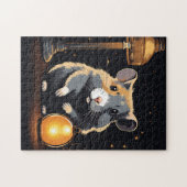 Hamster Gezellige Ambiance Legpuzzel (Horizontaal)