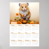 Hamster Groot 2024 Agenda Poster (Voorkant)