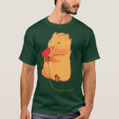 Hamster Haardroger Dierenvriend T-shirt (Voorkant)