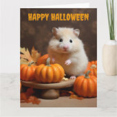 Hamster Halloween Kaart (Voorkant)