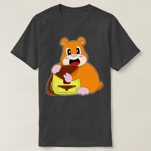 Hamster Handbag T-shirt (Design voorkant)