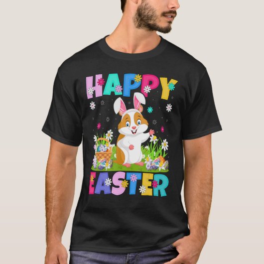 Hamster   Happy Easter Bunny Hamster Easter Sunday T-shirt (Voorkant)