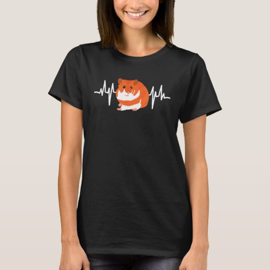 Hamster Hartslag Hamster T-shirt (Voorkant)