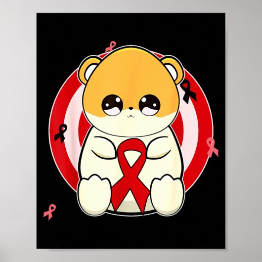 Hamster Hartziekte Bewustzijn Maand Poster (Voorkant)
