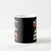 Hamster Hero met Pizza Jetpack – Grappige Cartoon Koffiemok (Center)