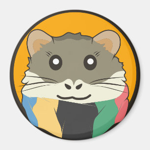 Hamster 🐹 het ondeugende dier met een gestreepte magneet