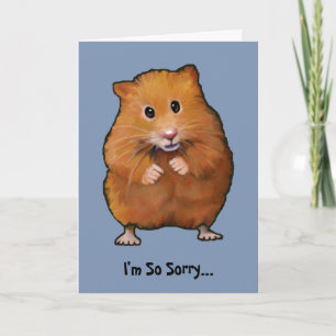 HAMSTER, het spijt me zo... excuses Kaart