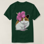 Hamster Hibiscus Flower T-shirt (Design voorkant)