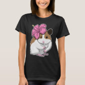 Hamster Hibiscus Flower T-shirt (Voorkant)