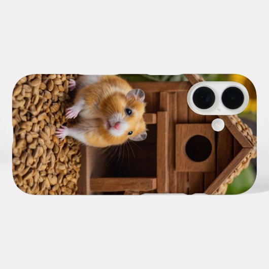 Hamster Hideout Case-Mate iPhone Case (Achterkant (horizontaal))