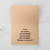 Hamster Hug Bedankkaart (Binnen)