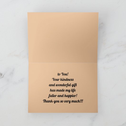 Hamster Hug Bedankkaart (Binnen)