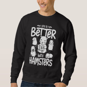 Hamster Huisdier Dier Cute Kooien Bal Wiel Voedsel Trui