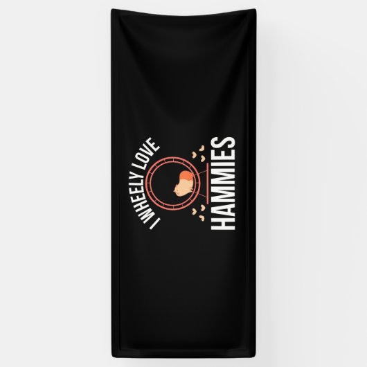 Hamster I Wheely Love Hammies Spandoek (Verticaal)