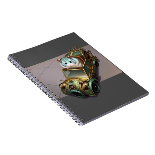 Hamster in machine #1 notitieboek (Rechterzijde)