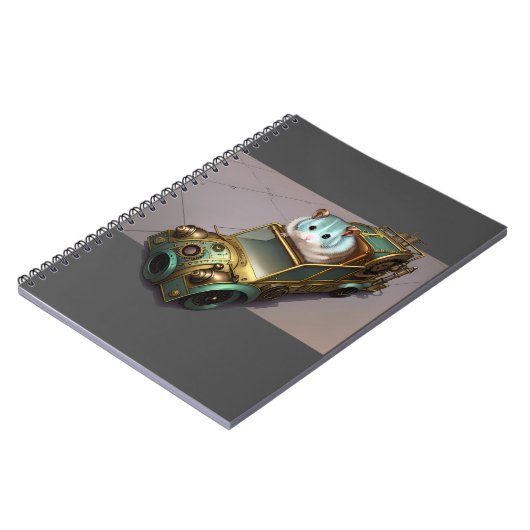 Hamster in machine #1 notitieboek (Linkerzijde)