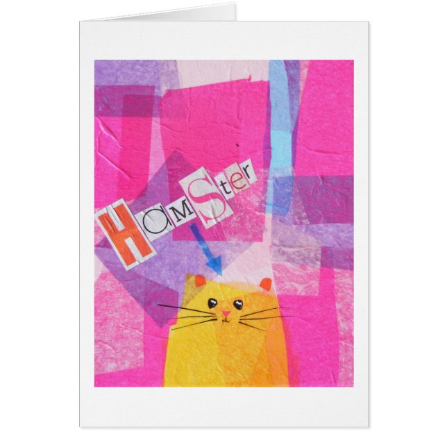 Hamster. in roze (Voorkant)