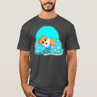 Hamster in slaapstand met Blanket T-shirt