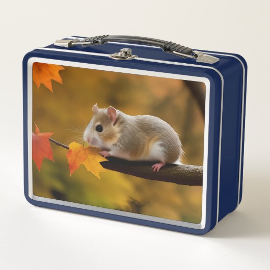 Hamster in Tree Metal Lunchbox (Voorkant)