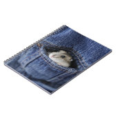 Hamster in zak notitieboek (Linkerzijde)