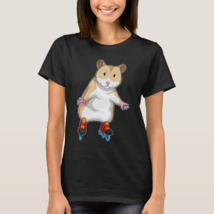 Hamster Inline skating Roller schaatsen T-shirt