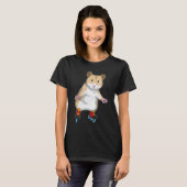Hamster Inline skating Roller schaatsen T-shirt (Voorkant volledig)